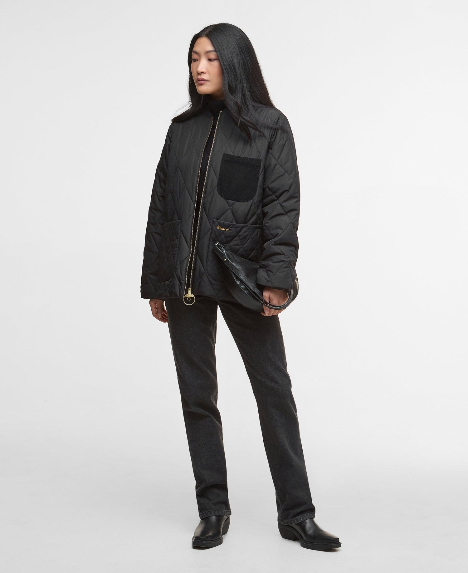 BarbourBarbour Leonie Quilted Jacket BlackClothingBlack - Blue Water Clothing