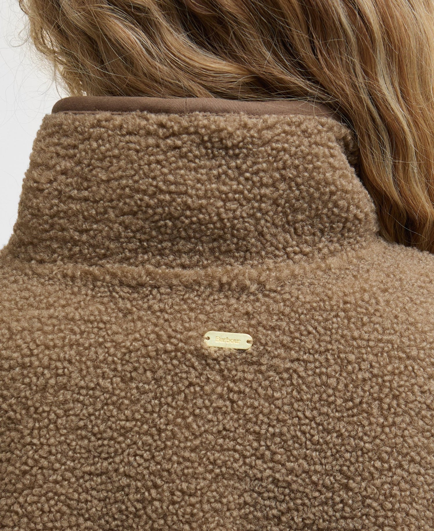 BarbourBarbour Mabel Fleece Military BrownClothingMilitary Brown - Blue Water Clothing