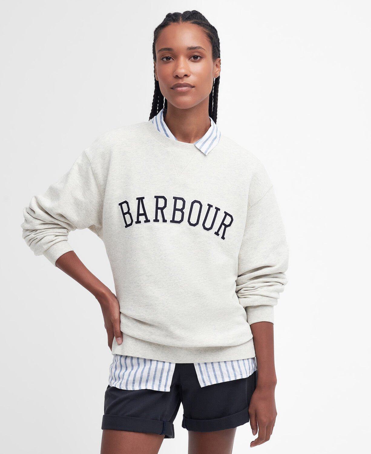 Barbour Northumberland Sweatshirt - Blue Water Clothing