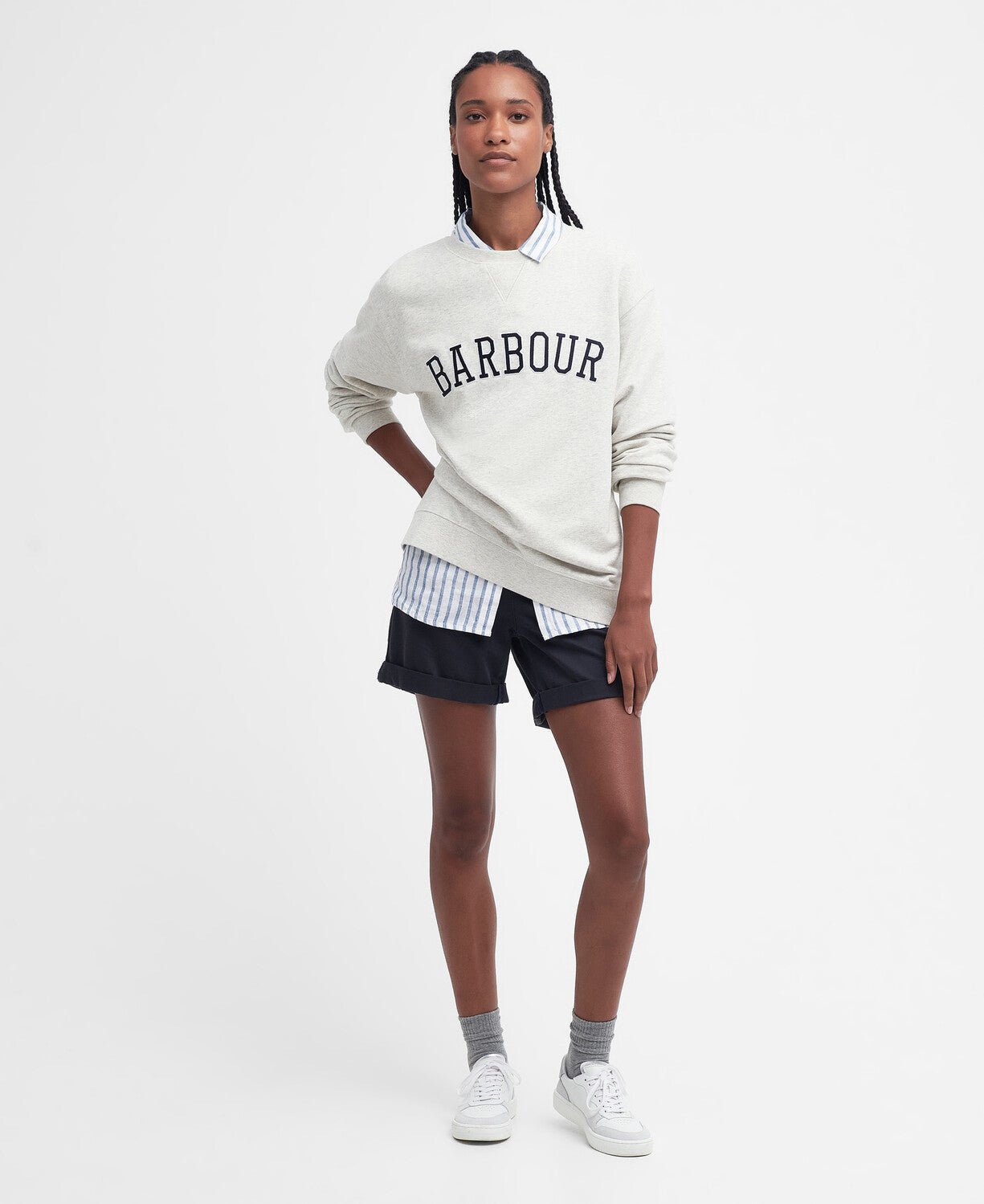 Barbour Northumberland Sweatshirt - Blue Water Clothing