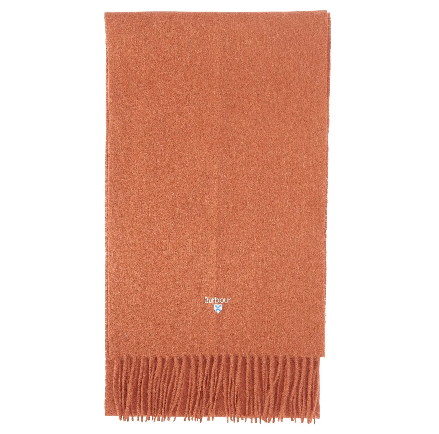 BarbourBarbour plain Lambswool ScarfaccessoriesDark Ginger - Blue Water Clothing
