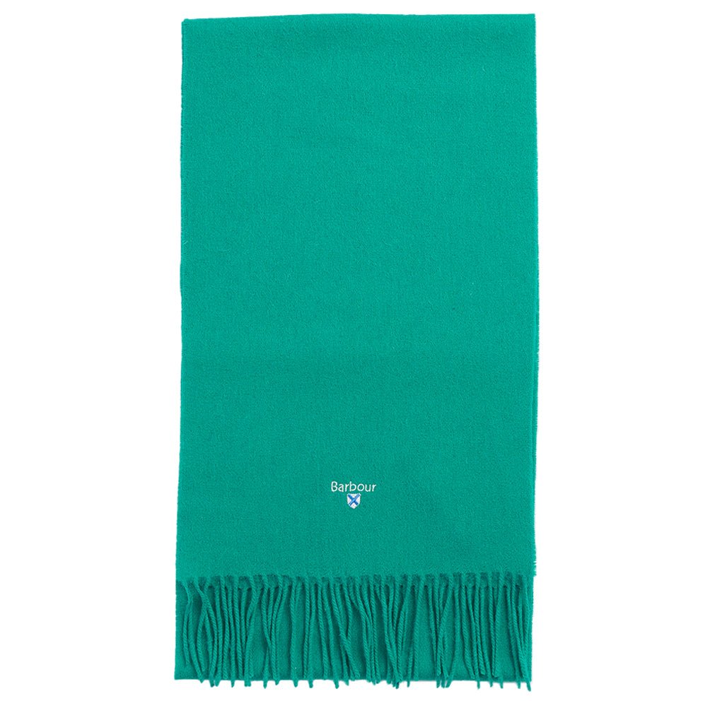 BarbourBarbour plain Lambswool ScarfaccessoriesEvergreen - Blue Water Clothing