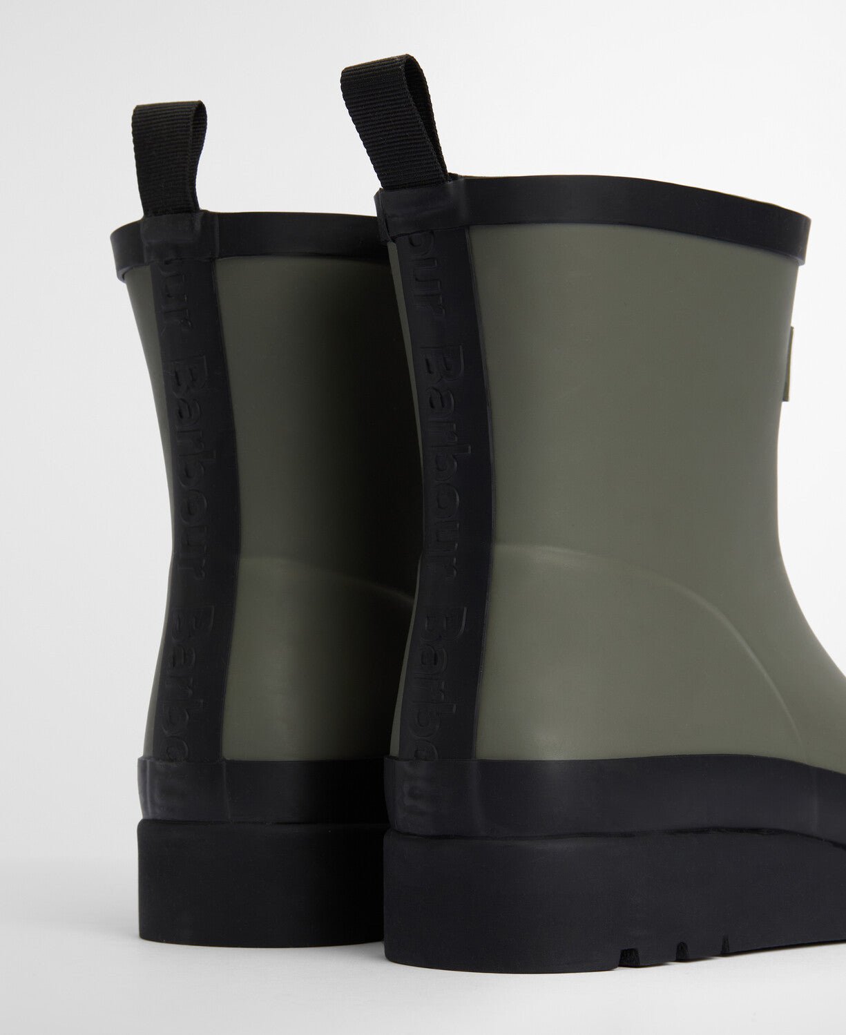 BarbourBarbour Portree Wedge WellyFootwearDusky Olive/Black - Blue Water Clothing