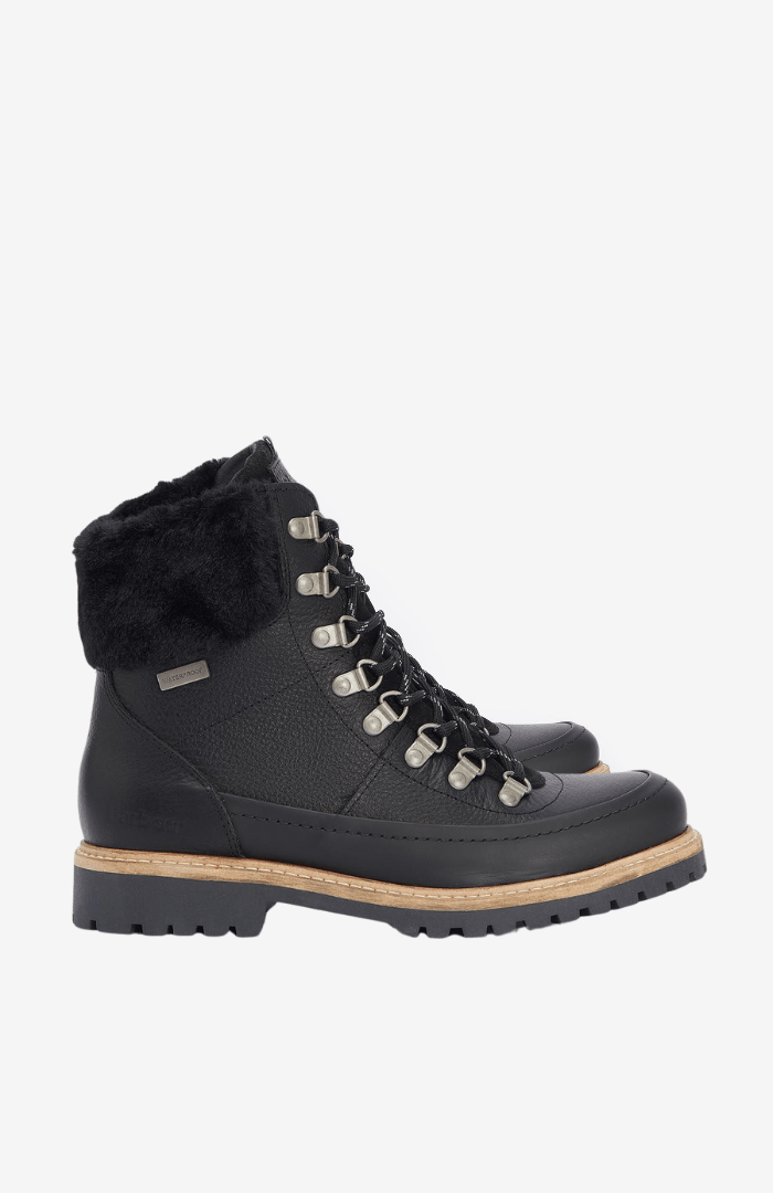 BarbourBarbour Woodside Waterproof BootfootwearBlack - Blue Water Clothing