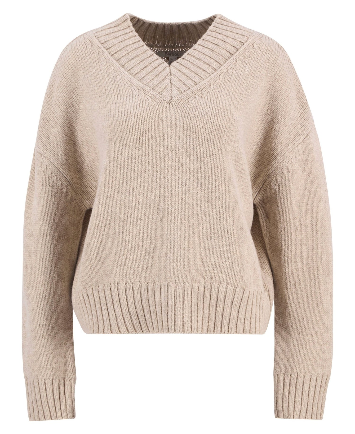 BarbourBarbour Antonia Knitted Jumper OatClothingOat - Blue Water Clothing