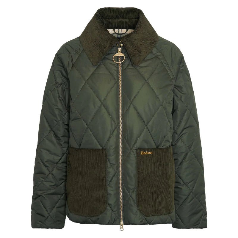 BarbourBarbour Dalroy Quilt Ladies Jacket Olive/AncientCoats & JacketsOlive - Blue Water Clothing