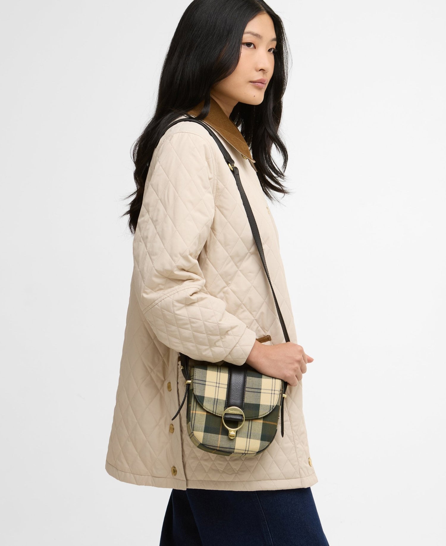 BarbourBarbour Elm Tartan Crossbody BagAccessories - Blue Water Clothing