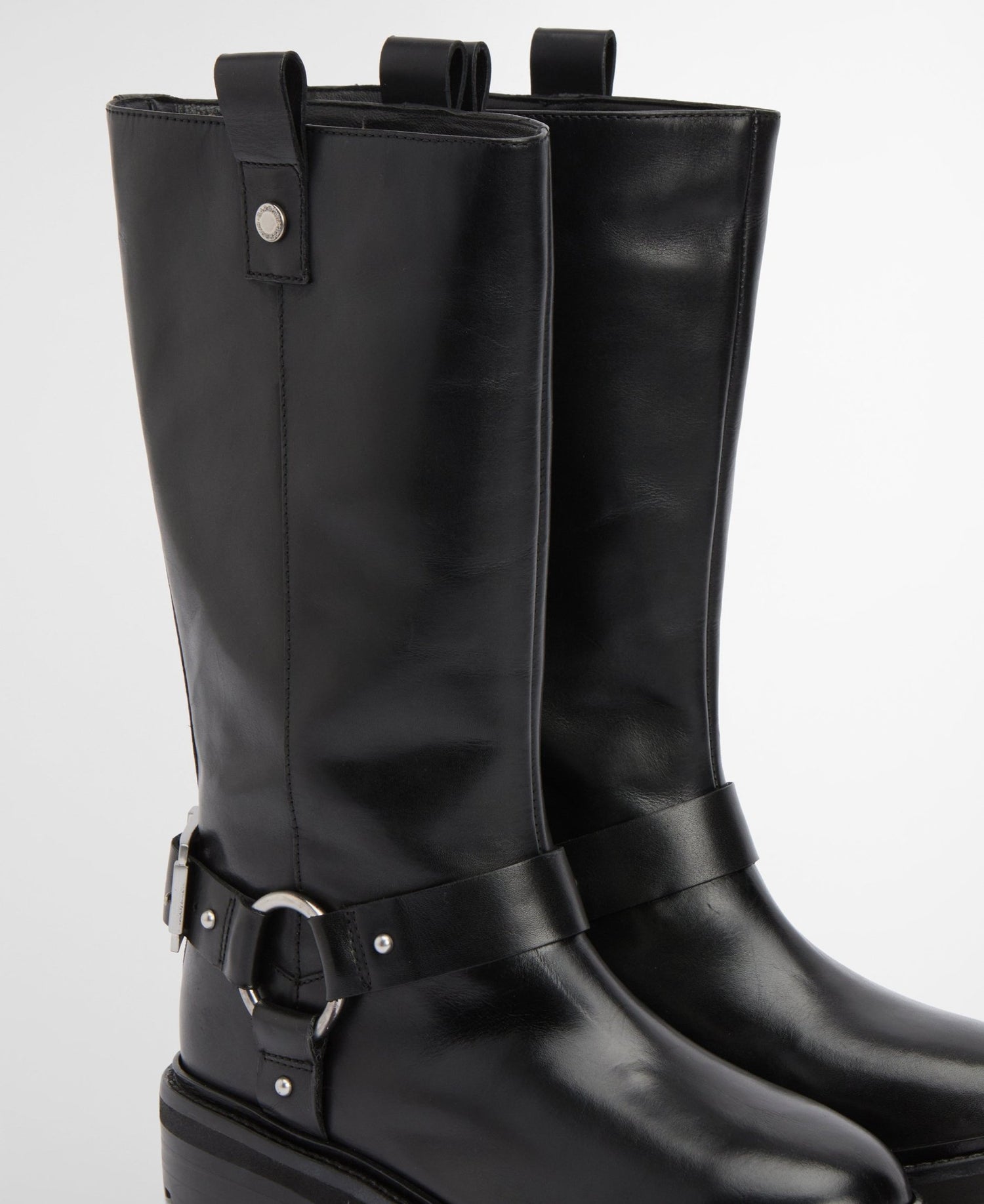 BarbourBarbour Freya Harness Boot BlackFootwearBlack - Blue Water Clothing