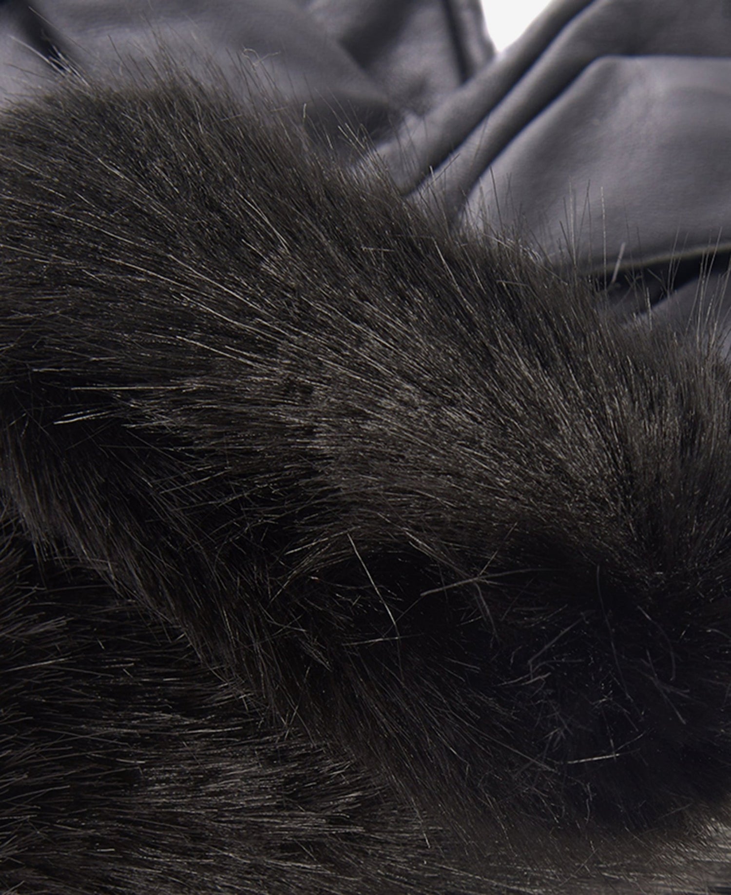 BarbourBarbour Fur Trimmed Leather GlovesaccessoriesBlack - Blue Water Clothing