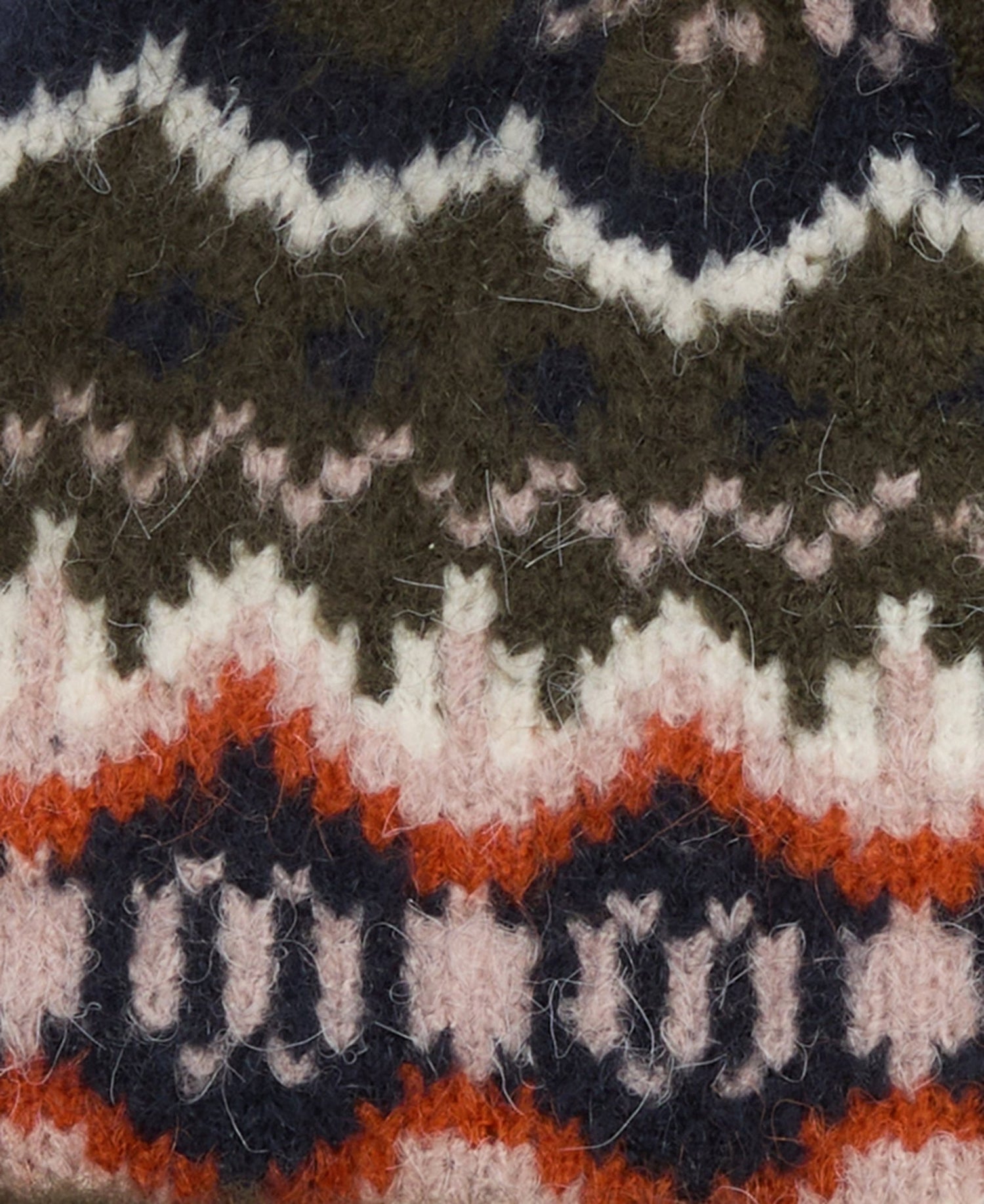 BarbourBarbour Helen Fair Isle Beanie Hat OliveAccessories - Blue Water Clothing