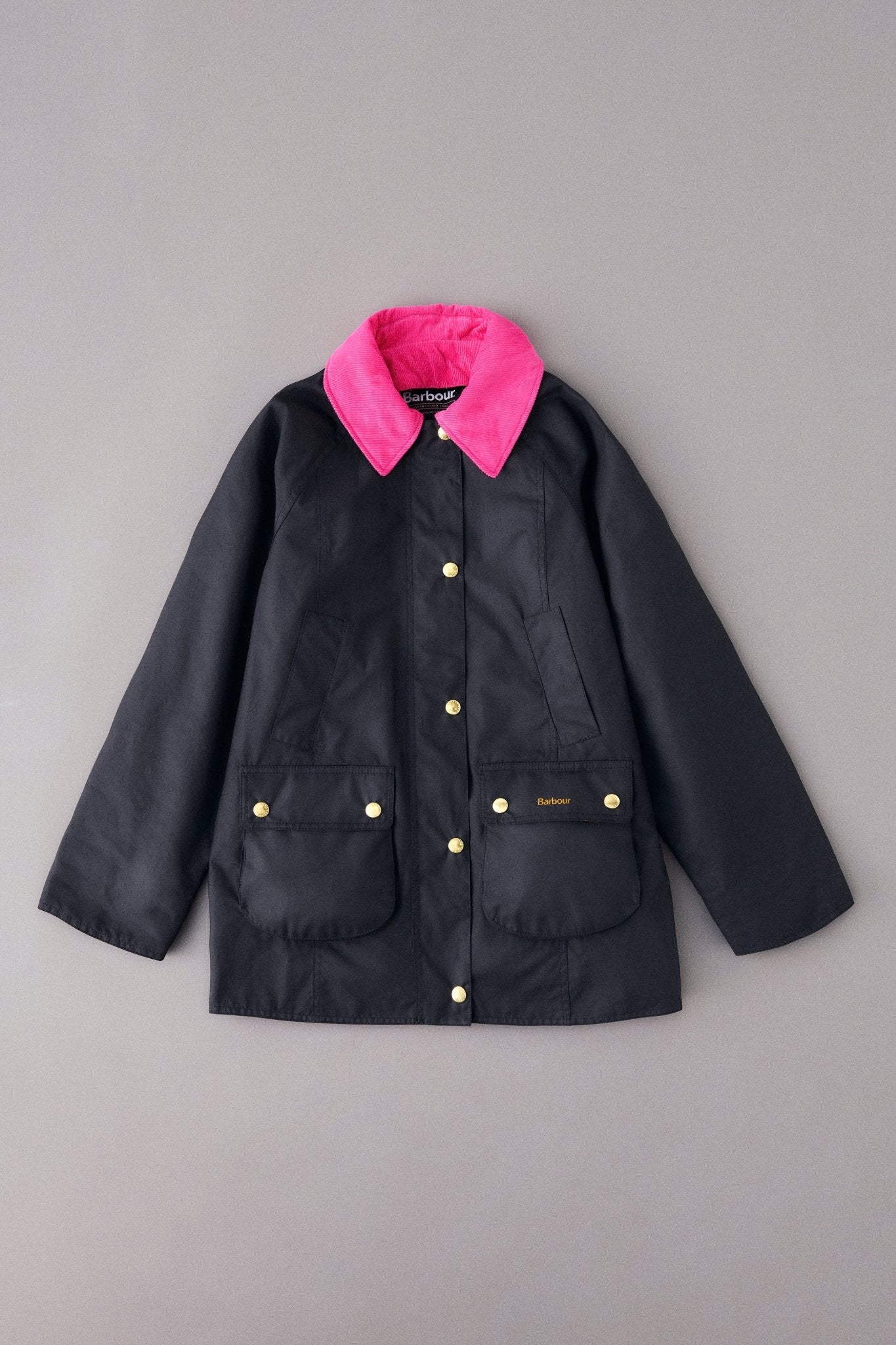 BarbourBarbour Icons Modern Beadnell Wax Jacket OatCoats & JacketsNavy - Blue Water Clothing