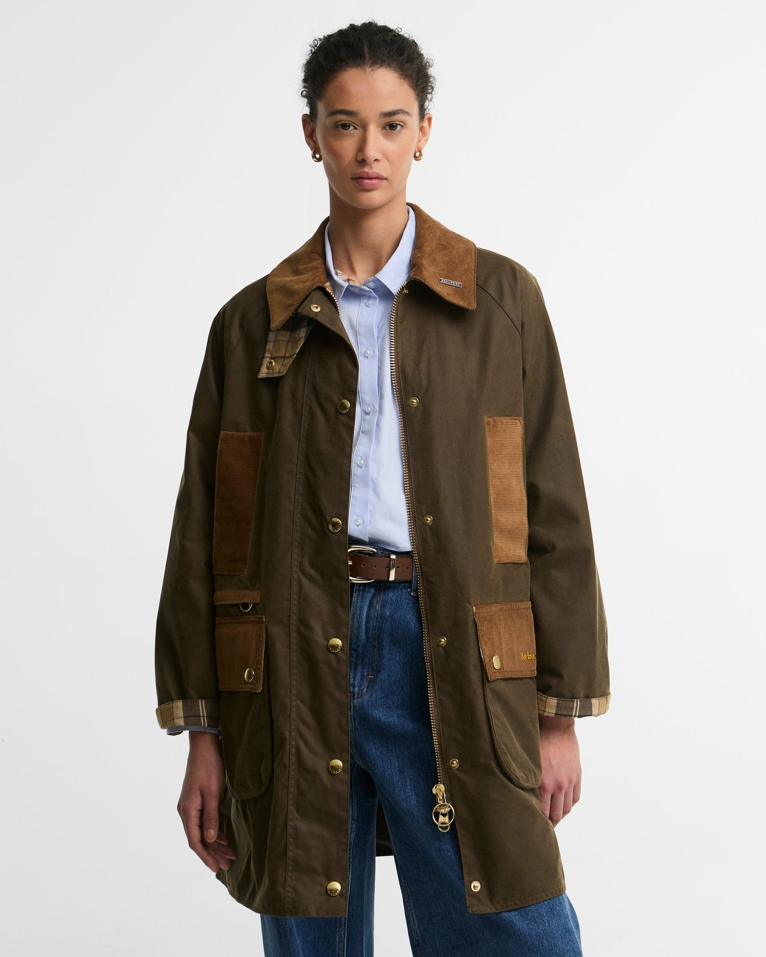 BarbourBarbour Icons Modern Beaufort Wax JacketCoatBeech/Birchwood - Blue Water Clothing