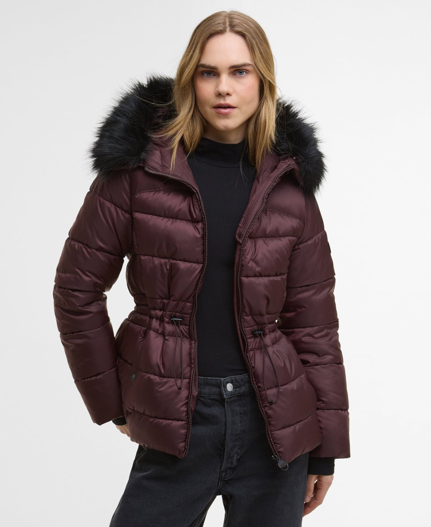 BarbourBarbour international Cher Puffer Jacket Red VelvetCoats & JacketsRed Velvet - Blue Water Clothing