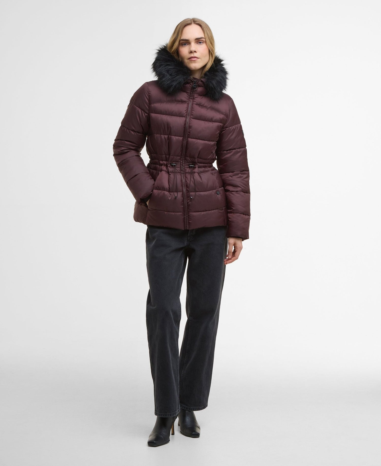 BarbourBarbour international Cher Puffer Jacket Red VelvetCoats & JacketsRed Velvet - Blue Water Clothing