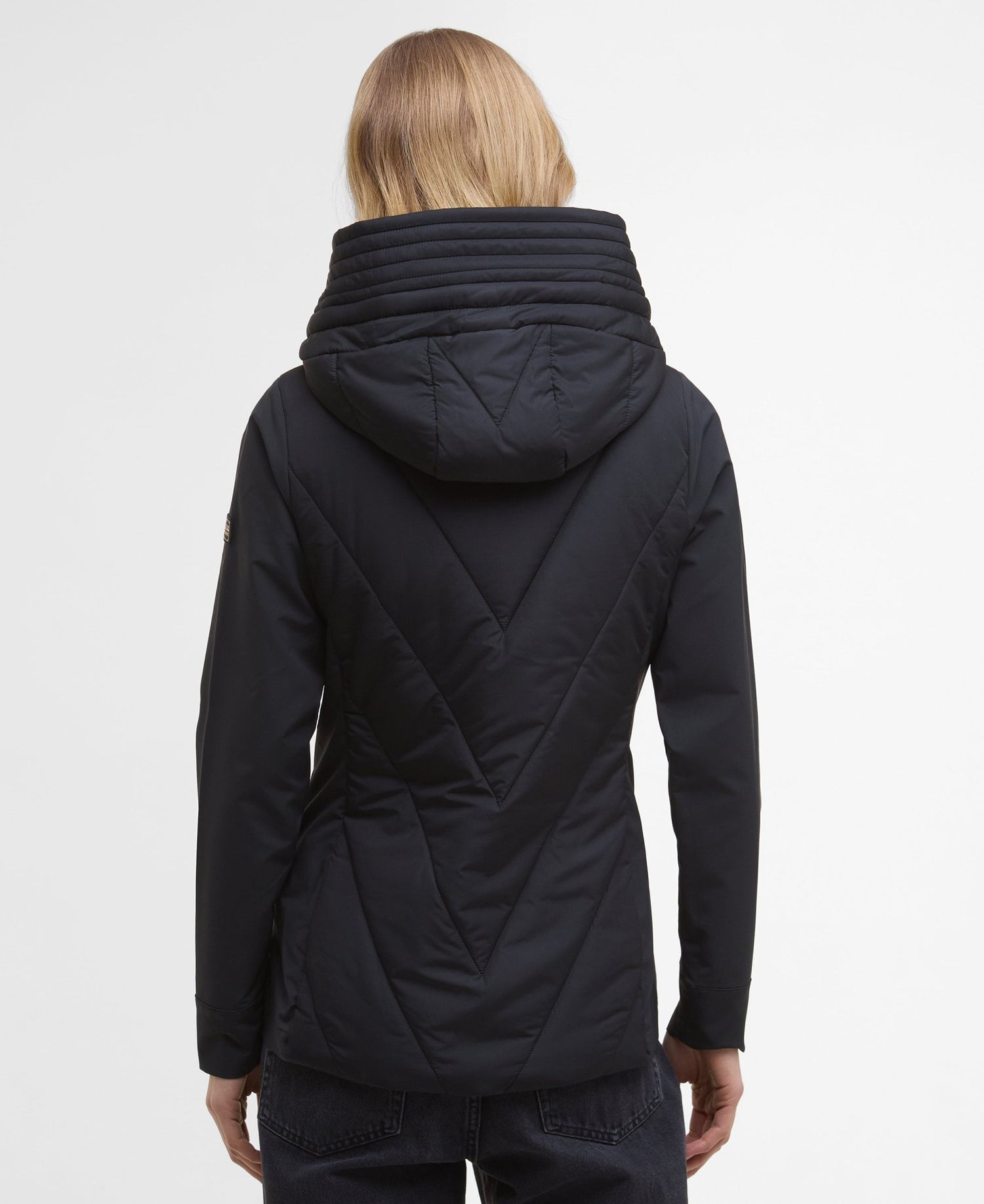 BarbourBarbour International Diablo Quilted Sweat BlackTopsBlack - Blue Water Clothing