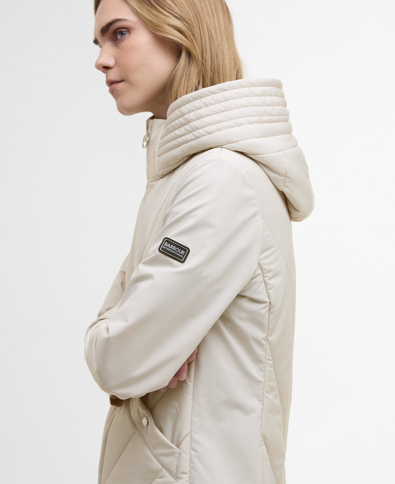 BarbourBarbour International Diablo Quilted Sweat JasmineTopsJasmine - Blue Water Clothing