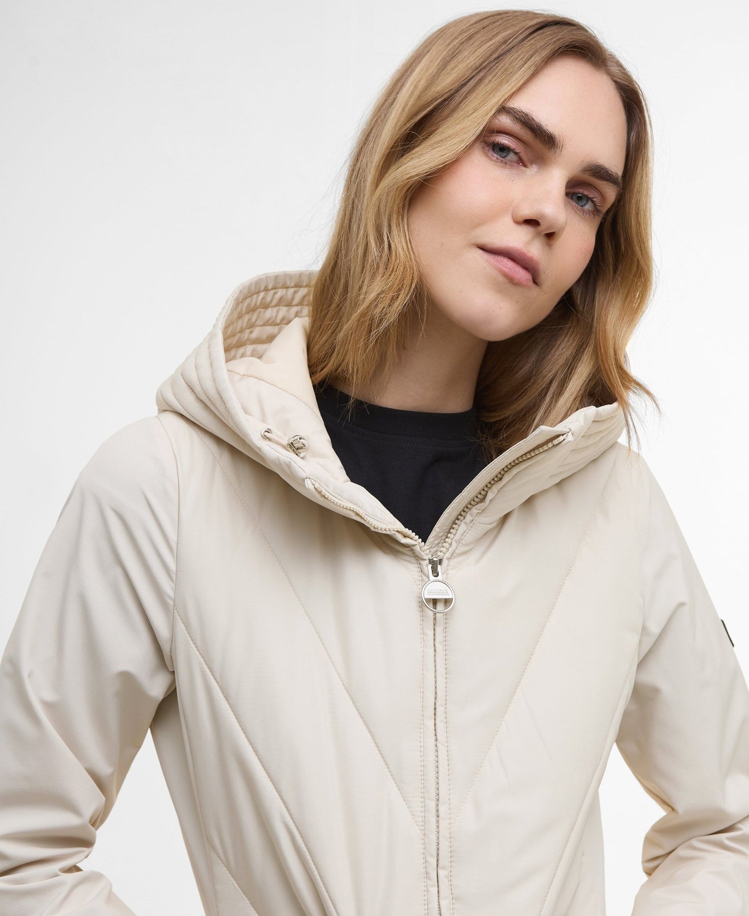 BarbourBarbour International Diablo Quilted Sweat JasmineTopsJasmine - Blue Water Clothing