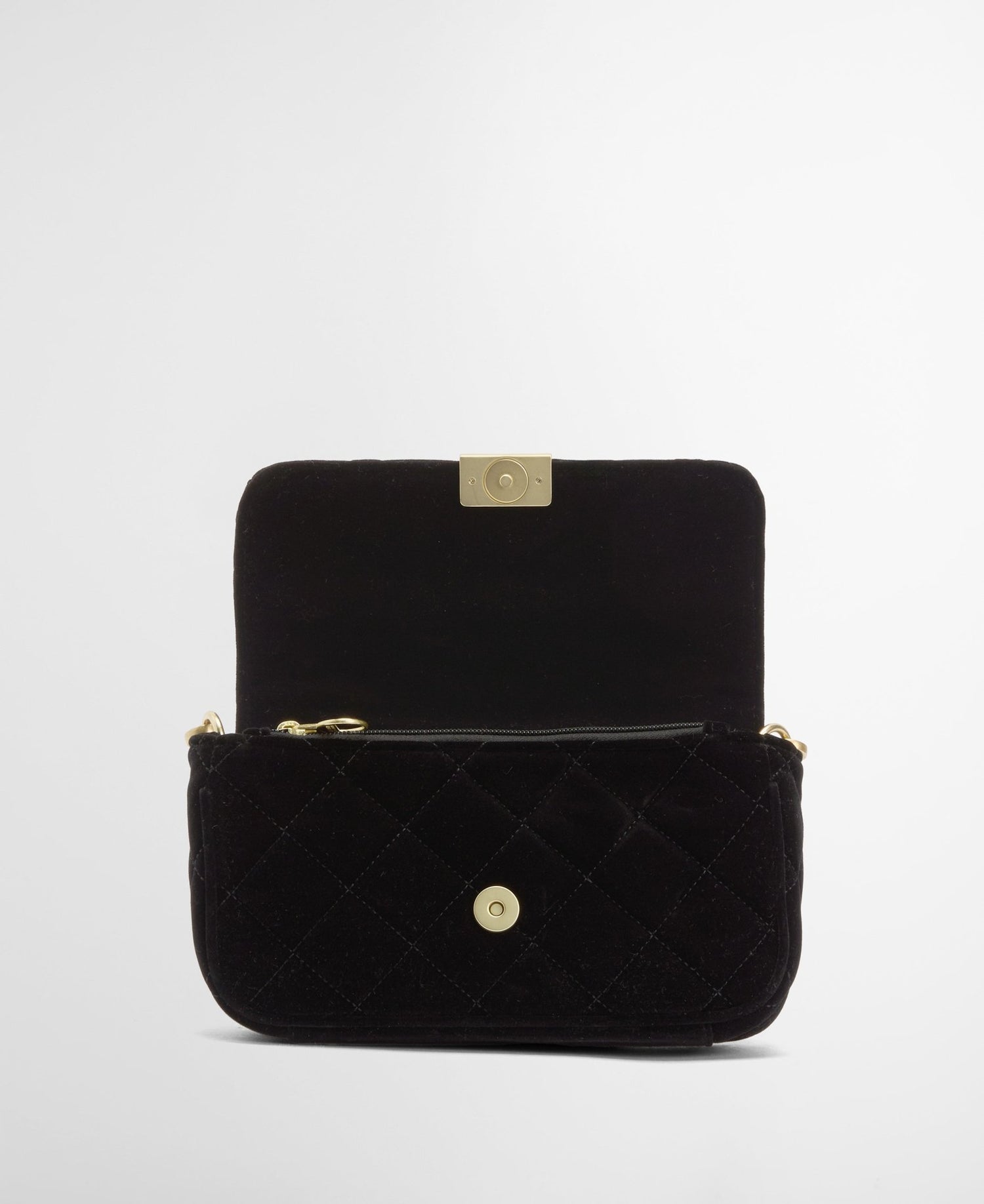 BarbourBarbour international Quilted Mini Soho Crossbody Bag Velvet BlackBags - Blue Water Clothing