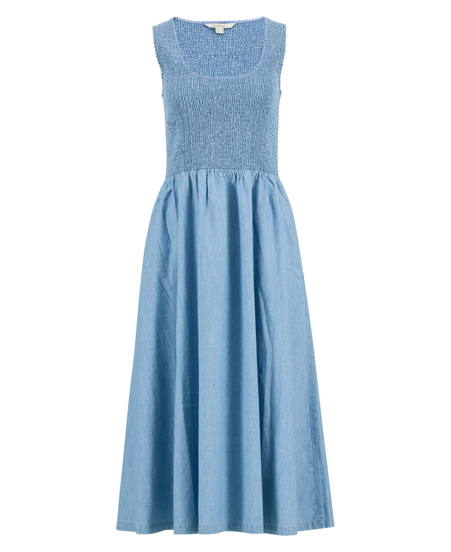 BarbourBarbour Josie Midi DressDressesChambray - Blue Water Clothing
