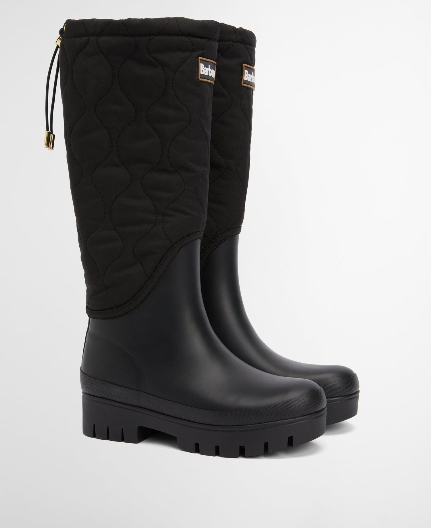 BarbourBarbour Marnie Quilted Tall Welly BlackFootwearBlack - Blue Water Clothing