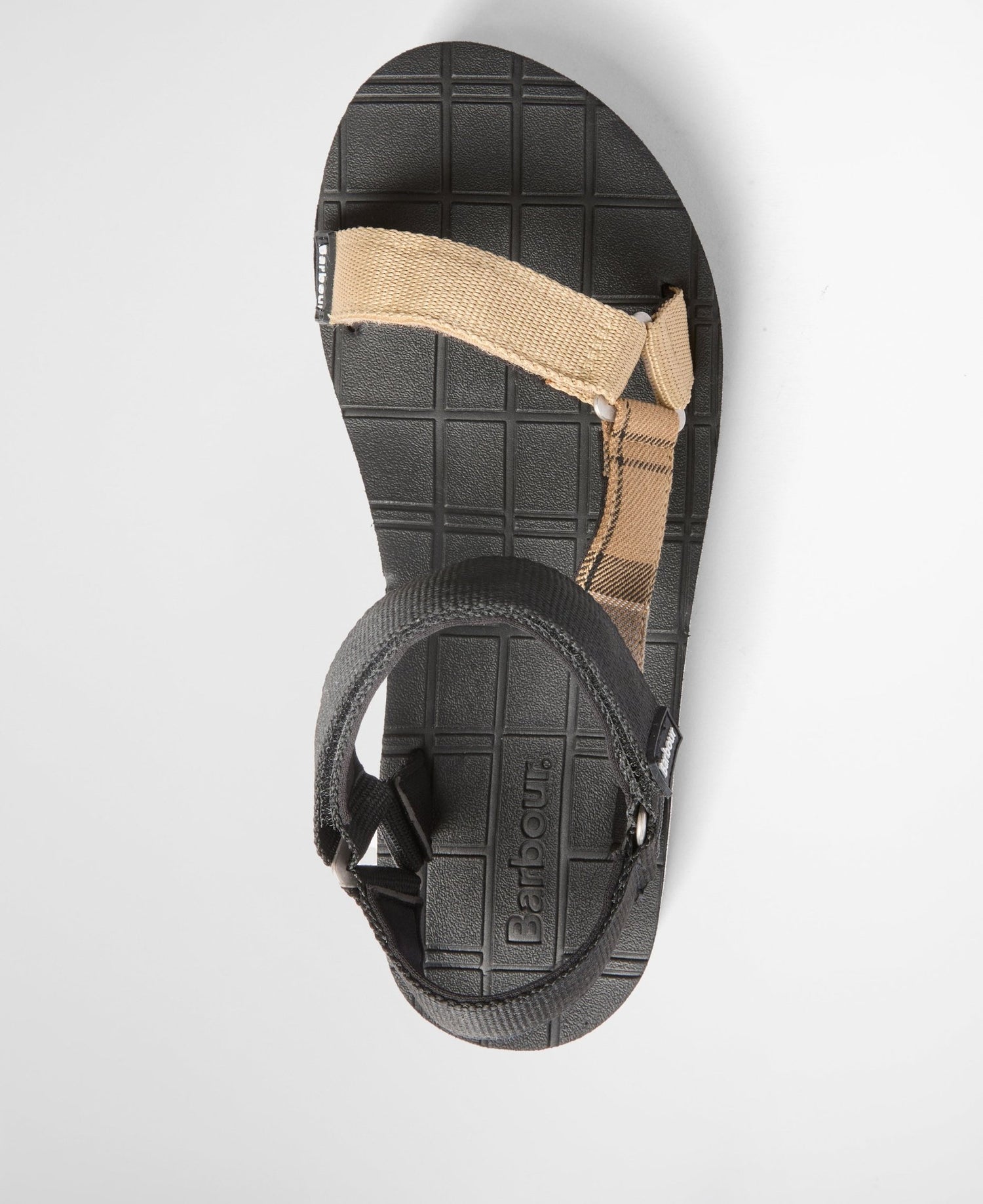 BarbourBarbour Mila SandalFootwearBlack/Dress Tartan - Blue Water Clothing