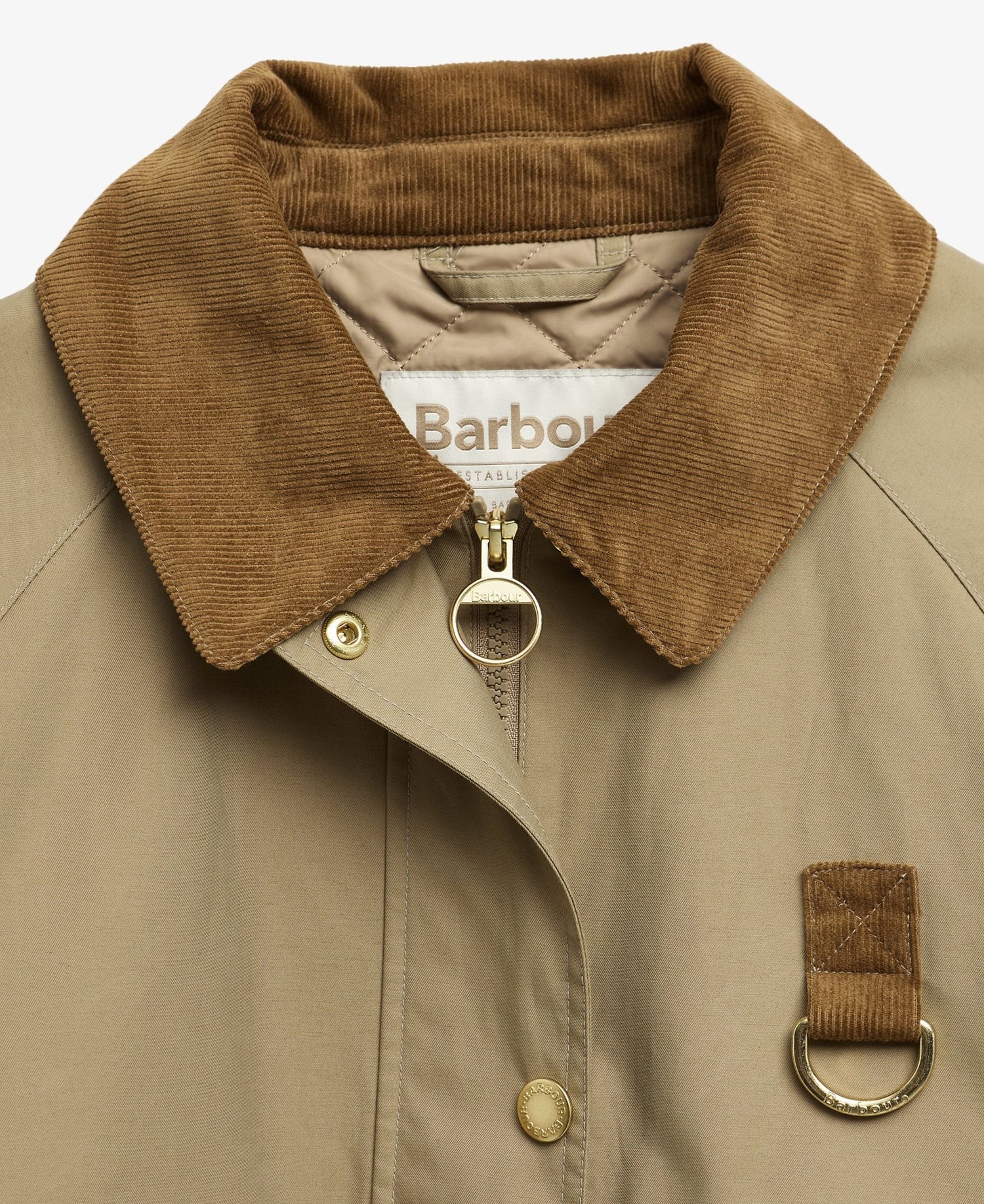 BarbourBarbour Phoebe Casual Jacket Military BrownCoats & JacketsMilitary Brown - Blue Water Clothing