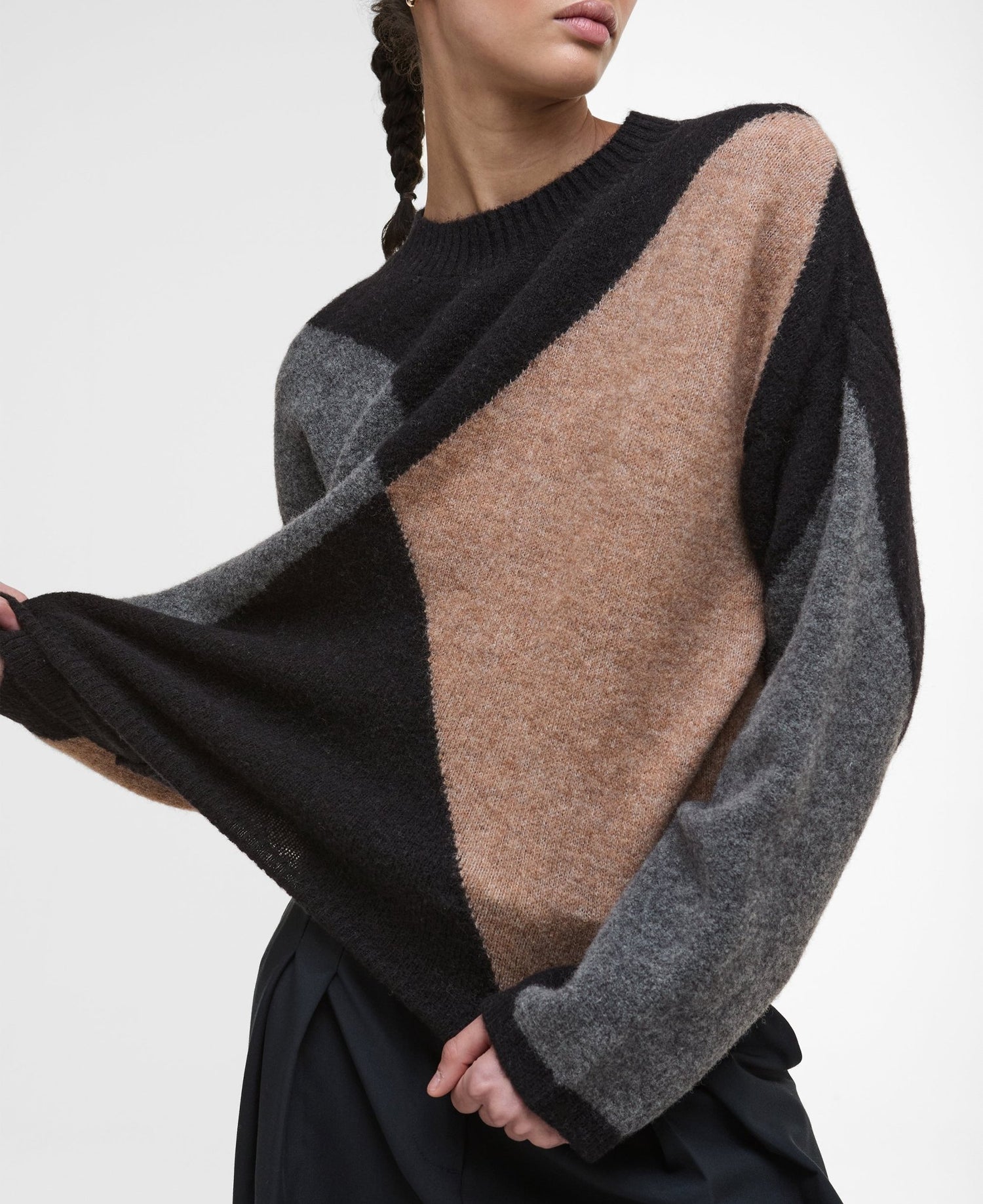 BarbourBarbour Sabrina Knitted Jumper MultiClothingMulti - Blue Water Clothing