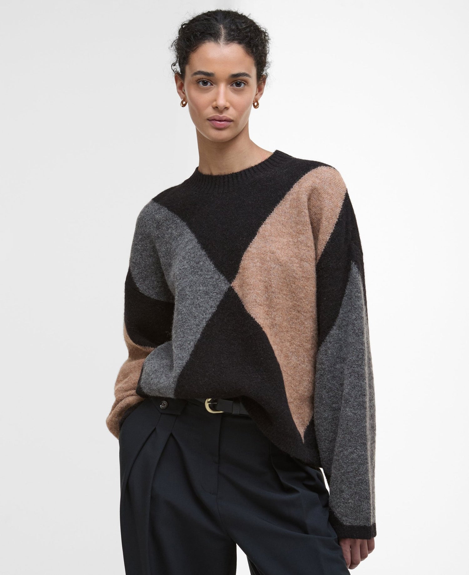 BarbourBarbour Sabrina Knitted Jumper MultiClothingMulti - Blue Water Clothing