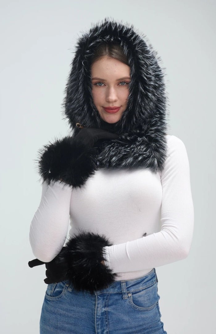 Blue Water ClothingFaux Fur Buckle Pull Through ScarfAccessories - Blue Water Clothing