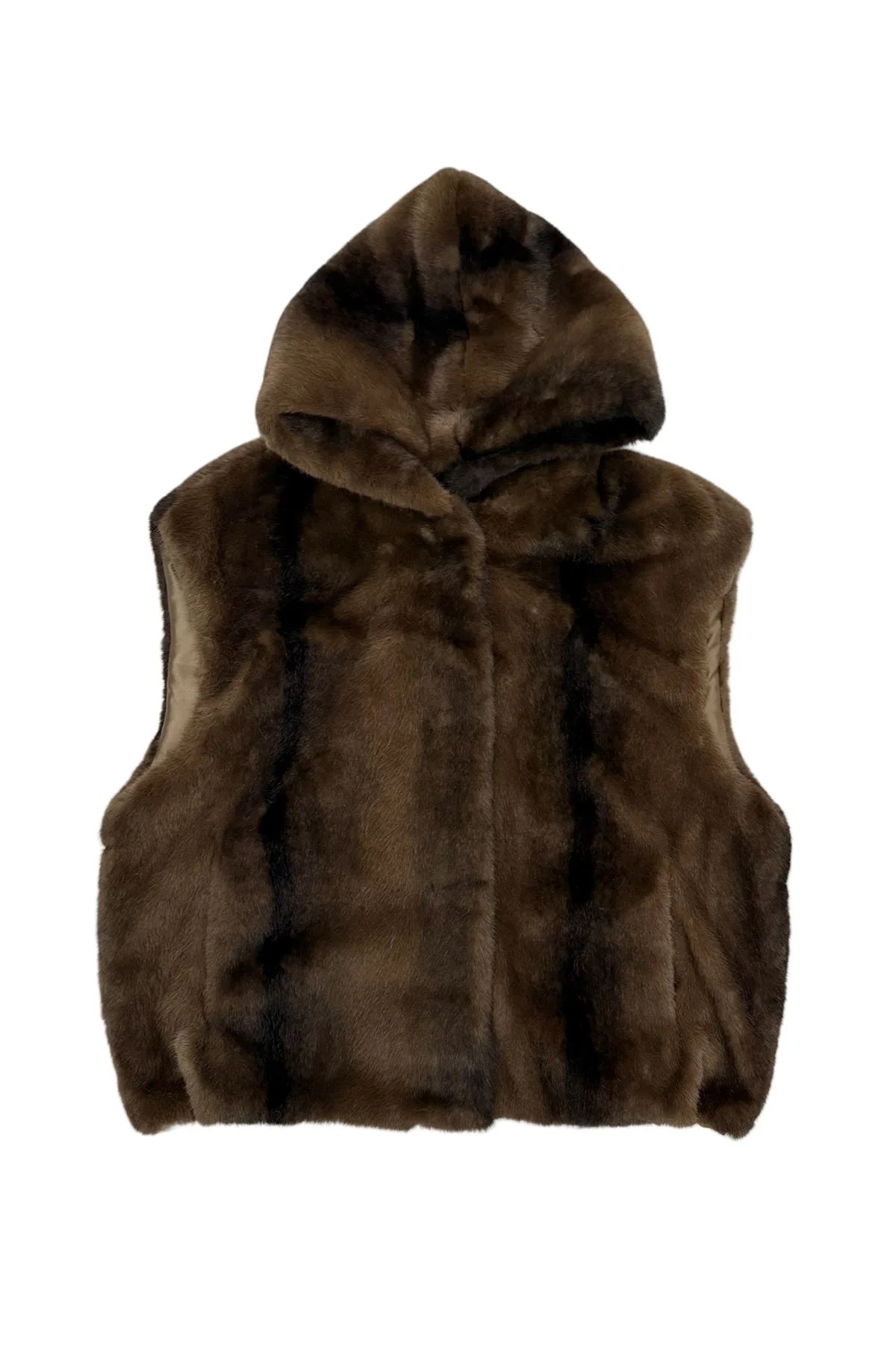 Blue Water ClothingLuxe Faux Fur Hooded GiletClothing - Blue Water Clothing