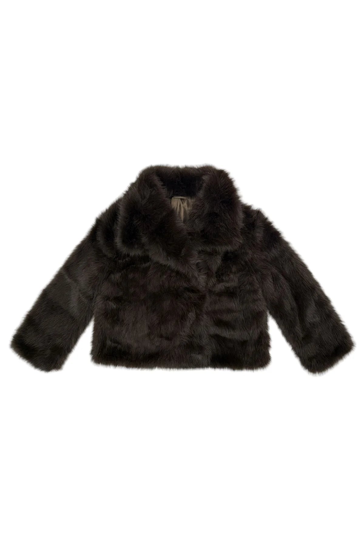 Blue Water ClothingOversized Lapel Faux Fur Sleeved jacketClothing - Blue Water Clothing