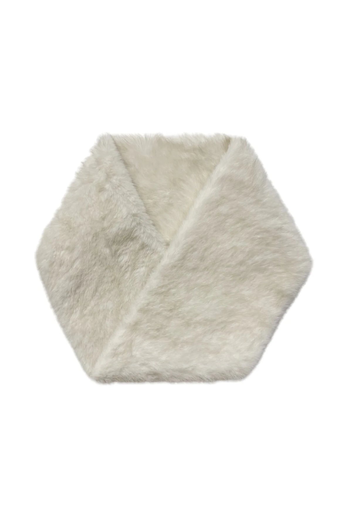 Soft Plain Faux Fur Twist Snood - Blue Water Clothing