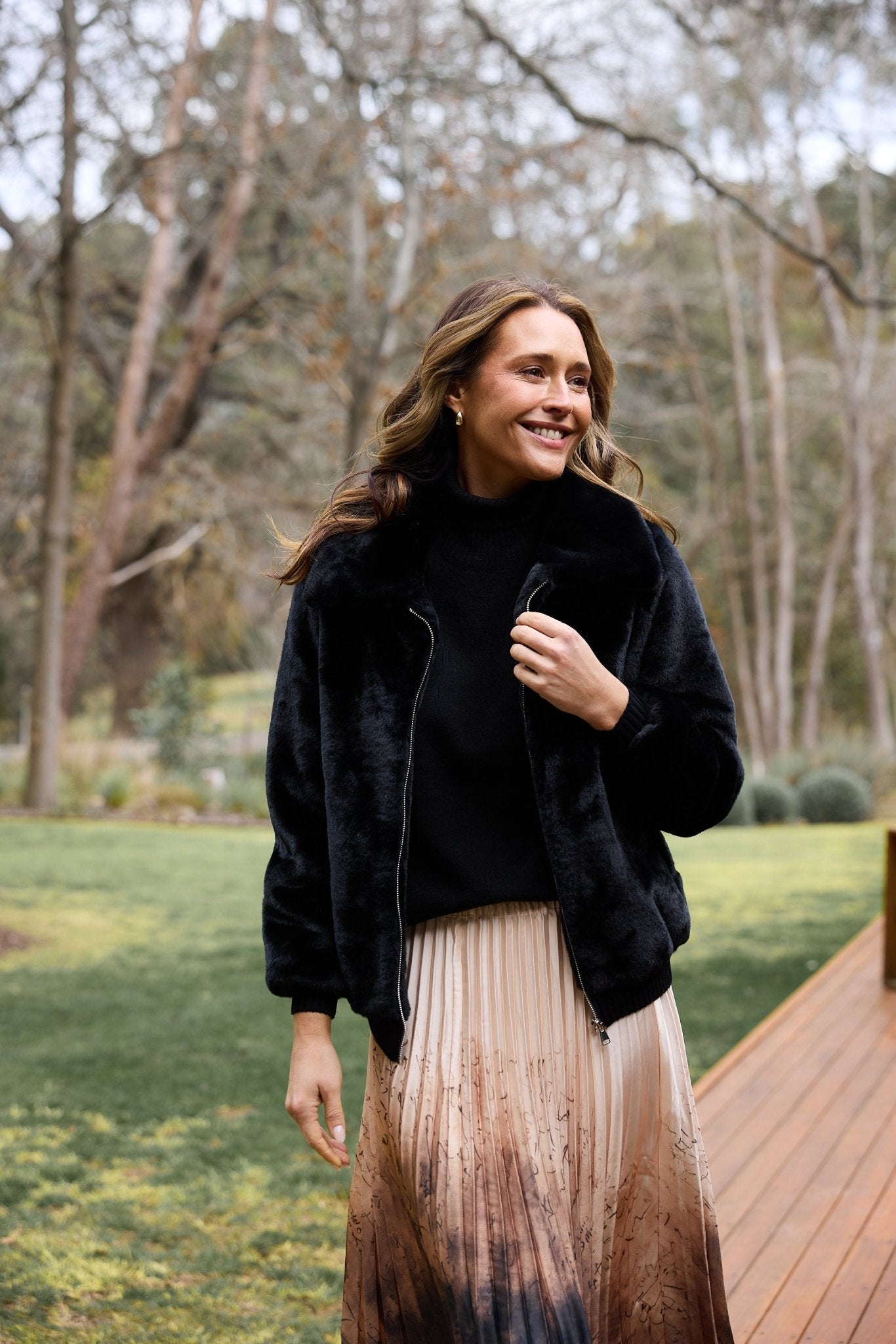 Brave And TrueBrave And True Celeste Bomber BlackCoats & JacketsBlack - Blue Water Clothing
