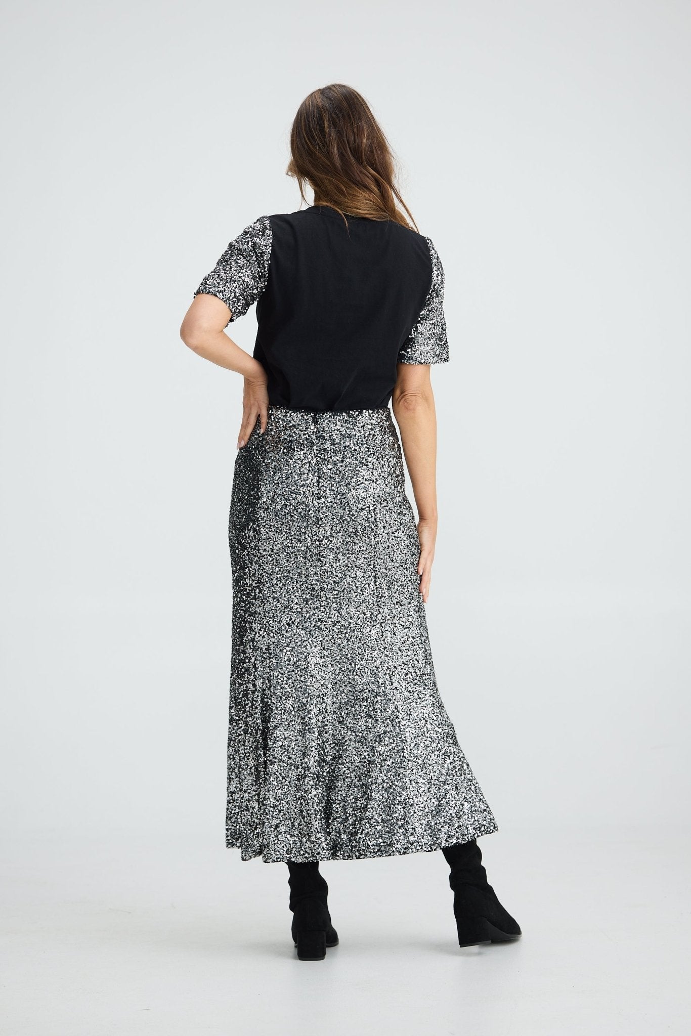 Brave And TrueBrave And True Ritz Sequin SkirtBottomsBronze - Blue Water Clothing