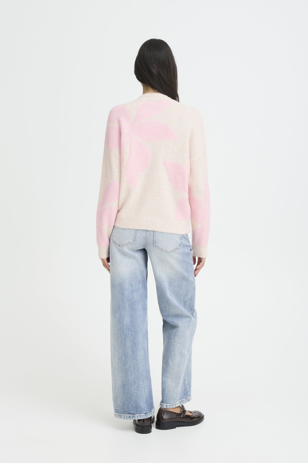 b.youngb.young BYOMEA Flower Jumper 3ClothingParfait Pink - Blue Water Clothing