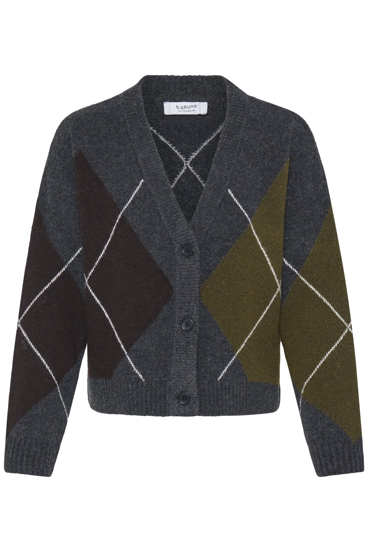 b.young BYOSMILLA CARDIGANDark Grey - Blue Water Clothing