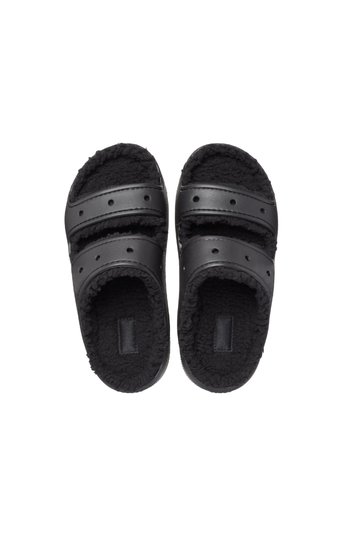 CrocsCrocs Classic Cozzzy SandalFootwearBlack/Black - Blue Water Clothing
