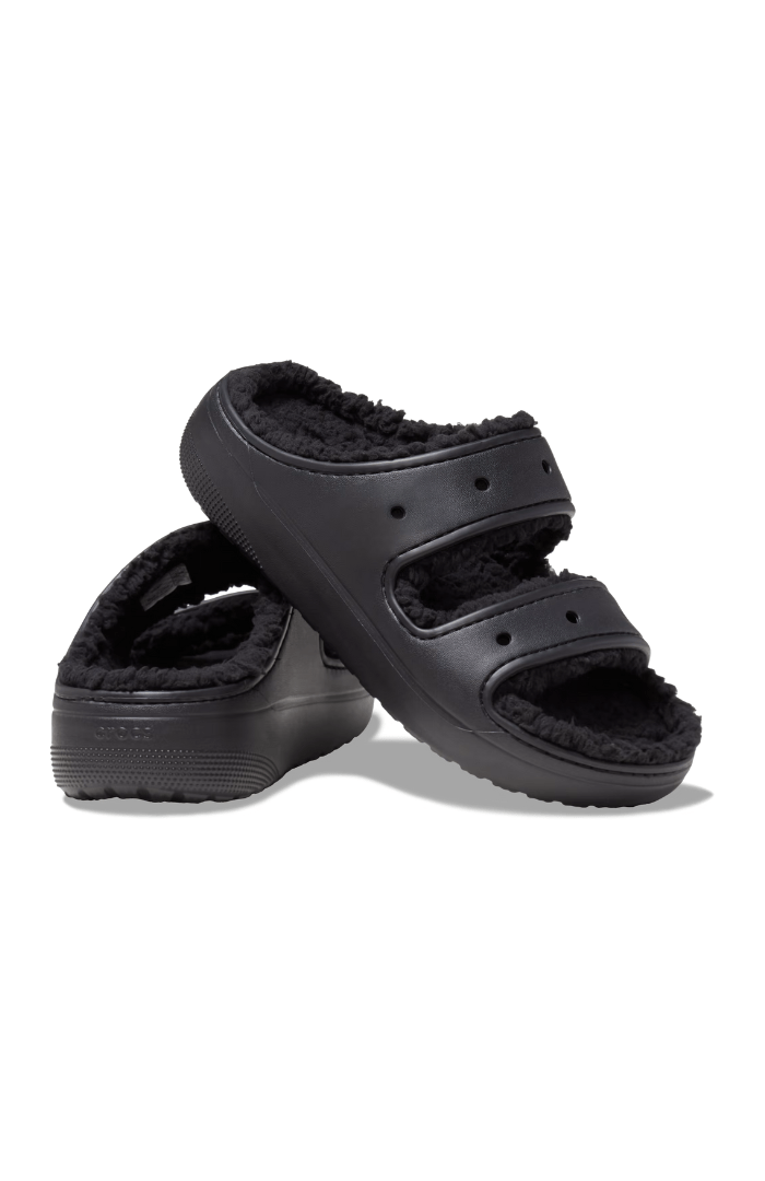 CrocsCrocs Classic Cozzzy SandalFootwearBlack/Black - Blue Water Clothing