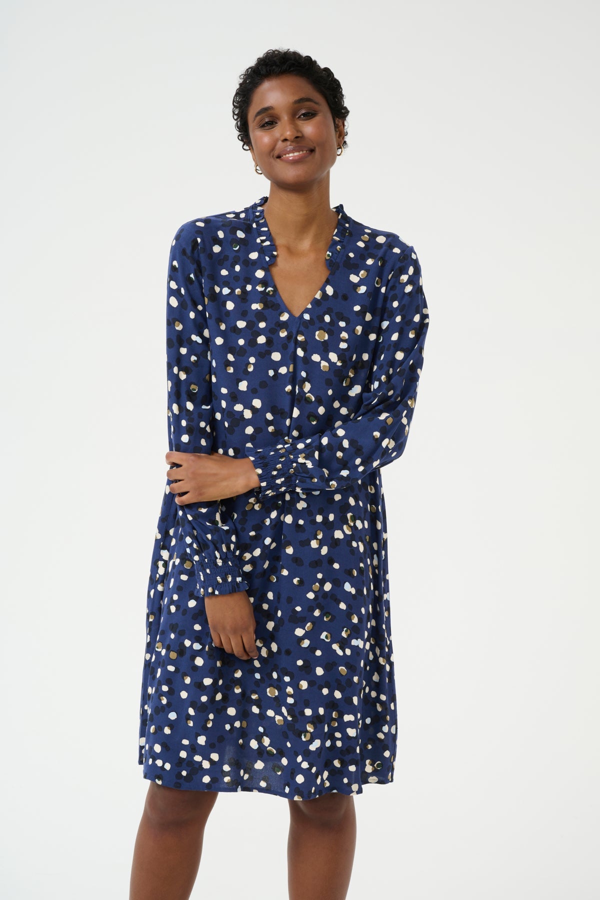CultureCulture CUbrandy Andrea DressClothingDress blues Dot - Blue Water Clothing