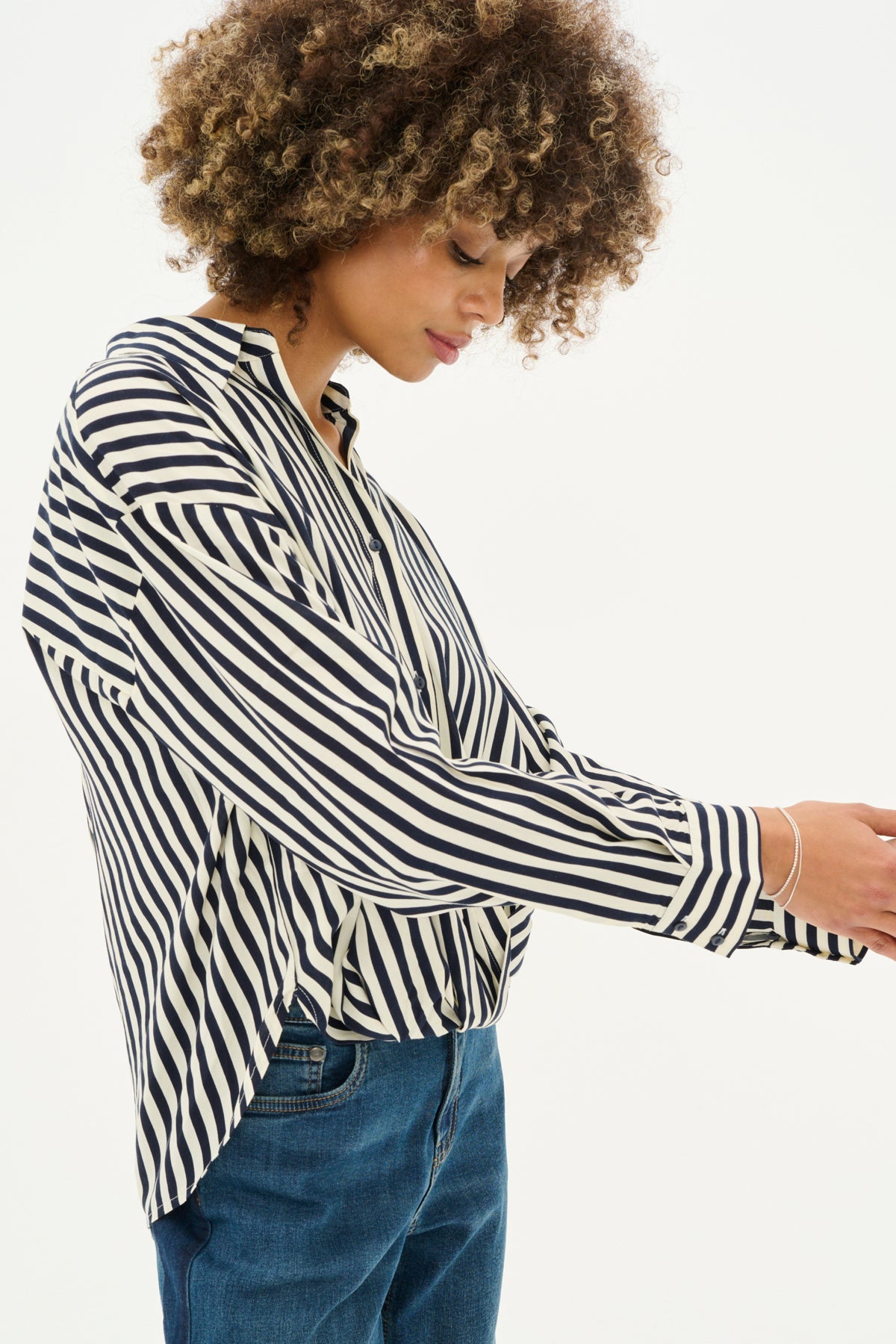 CultureCulture CUdenia Knot ShirtClothingSalute/White Stripe - Blue Water Clothing