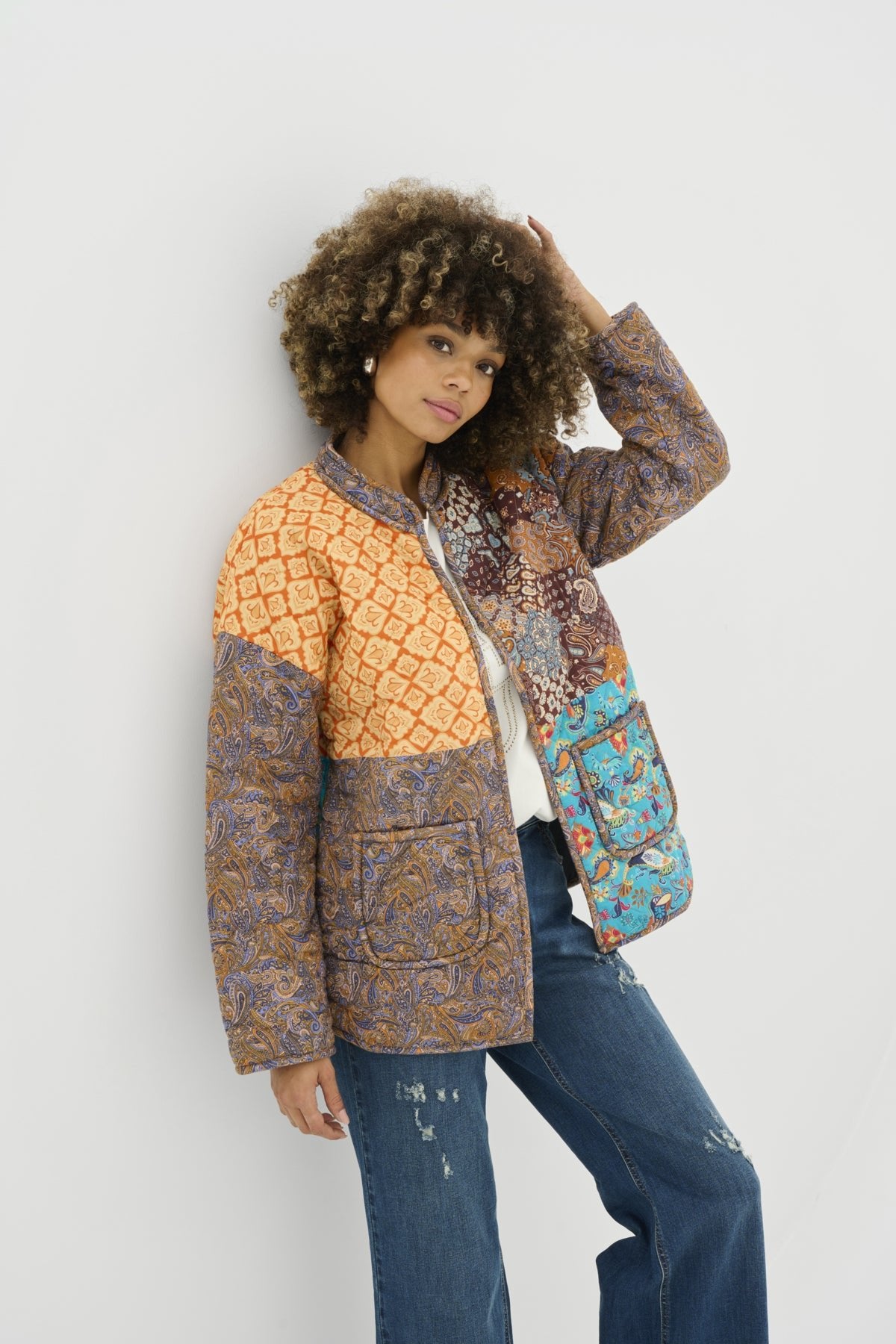 CultureCulture CUemilia JacketClothingMulti - Blue Water Clothing