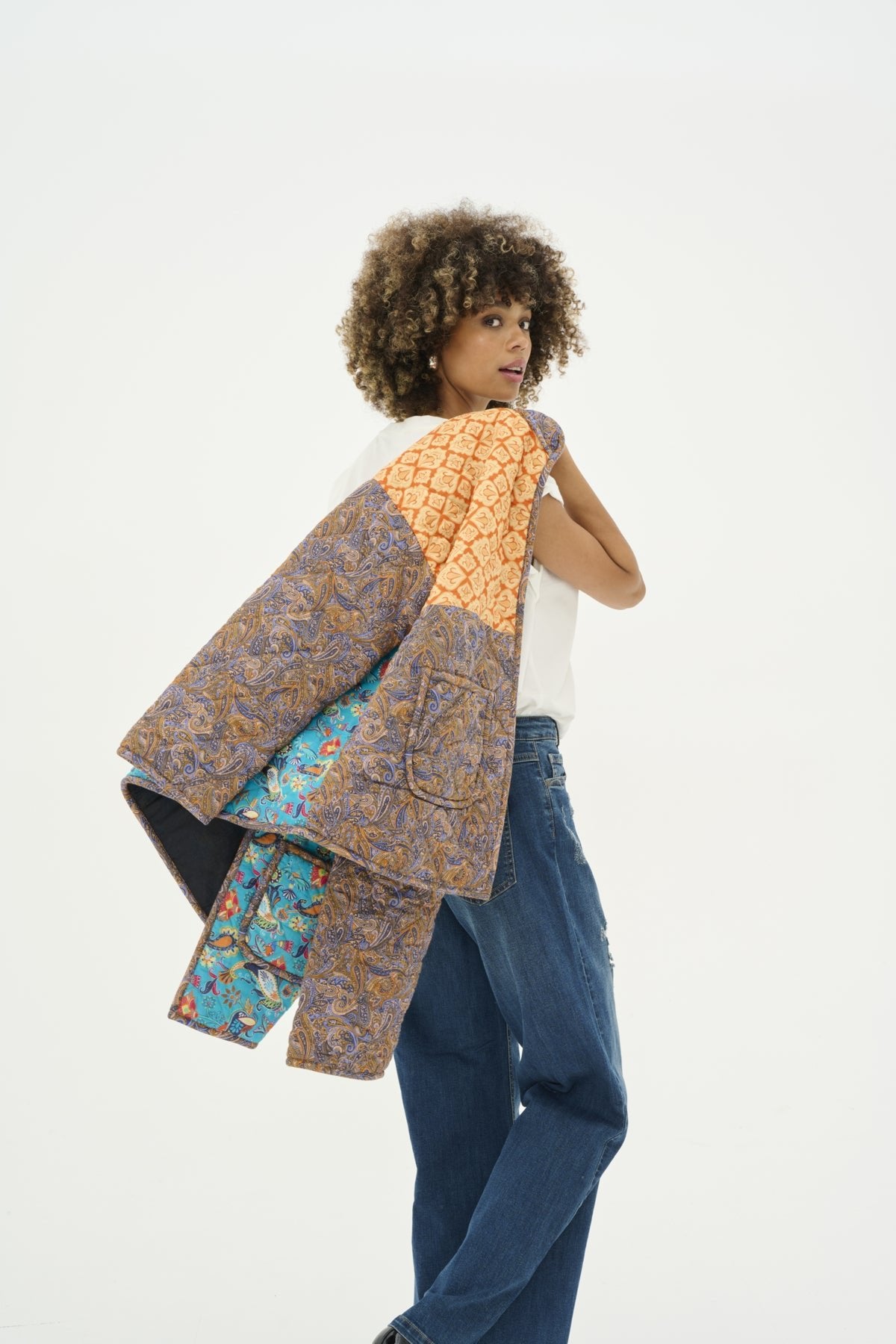 CultureCulture CUemilia JacketClothingMulti - Blue Water Clothing