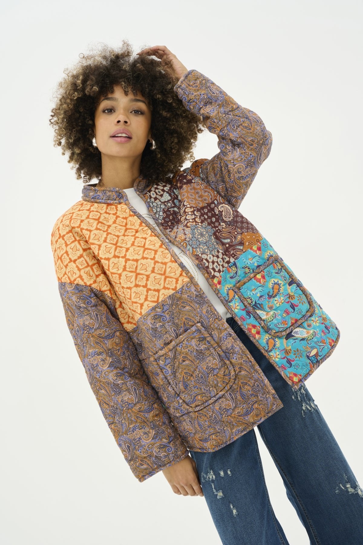 CultureCulture CUemilia JacketClothingMulti - Blue Water Clothing