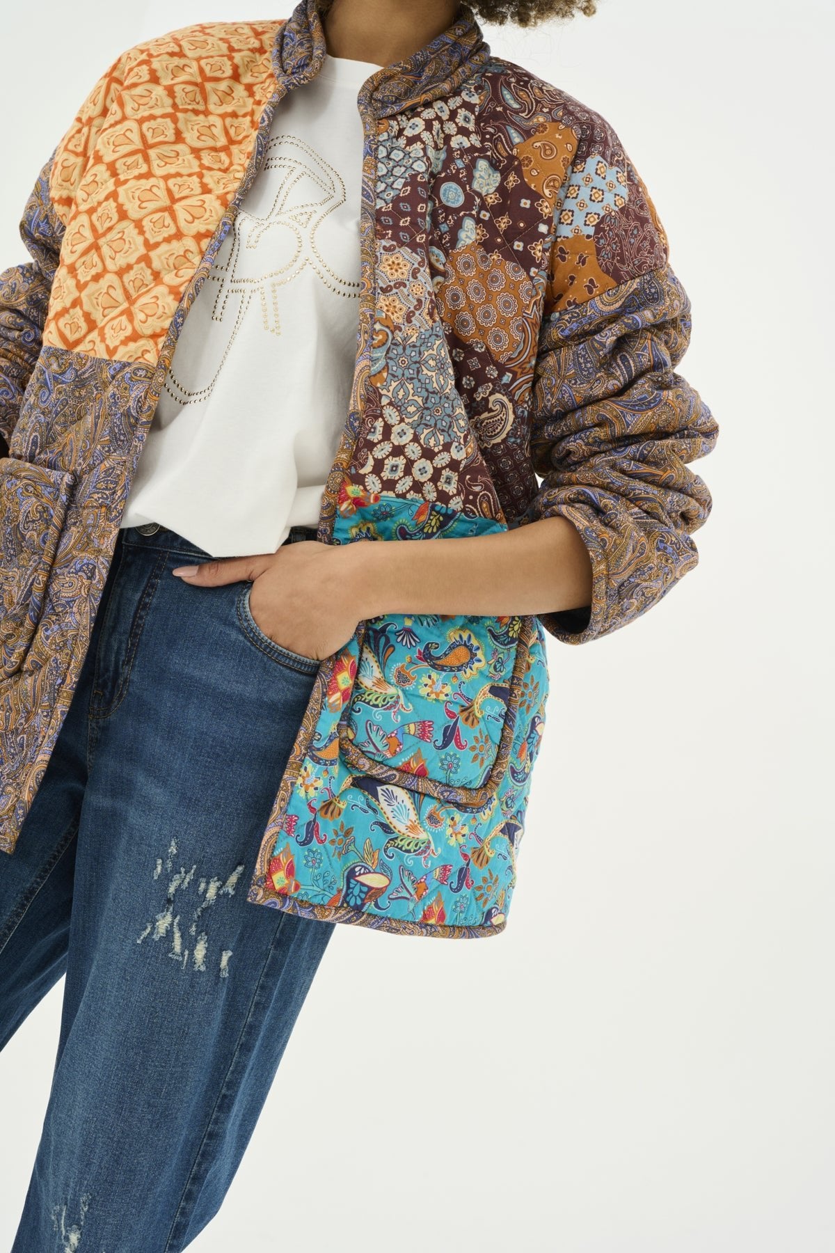 CultureCulture CUemilia JacketClothingMulti - Blue Water Clothing