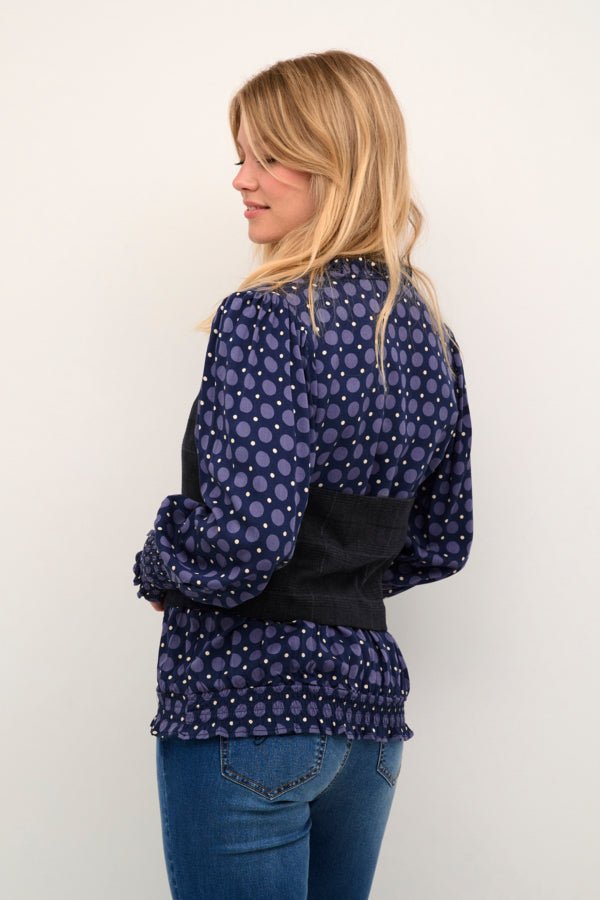 CultureCulture Beatriz Halterneck WaistcoatClothingBlue - Blue Water Clothing
