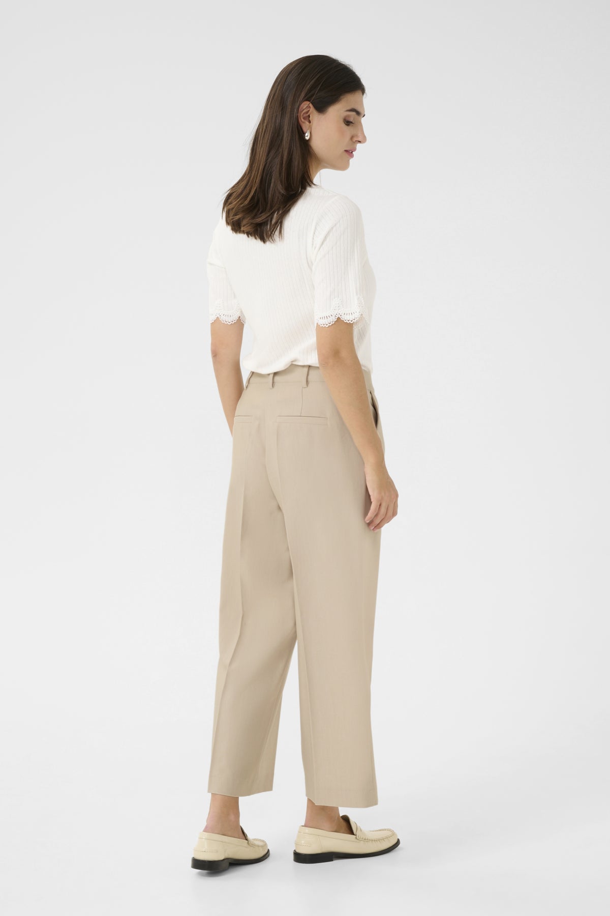 CultureCulture CUalayna PantsClothingCream - Blue Water Clothing