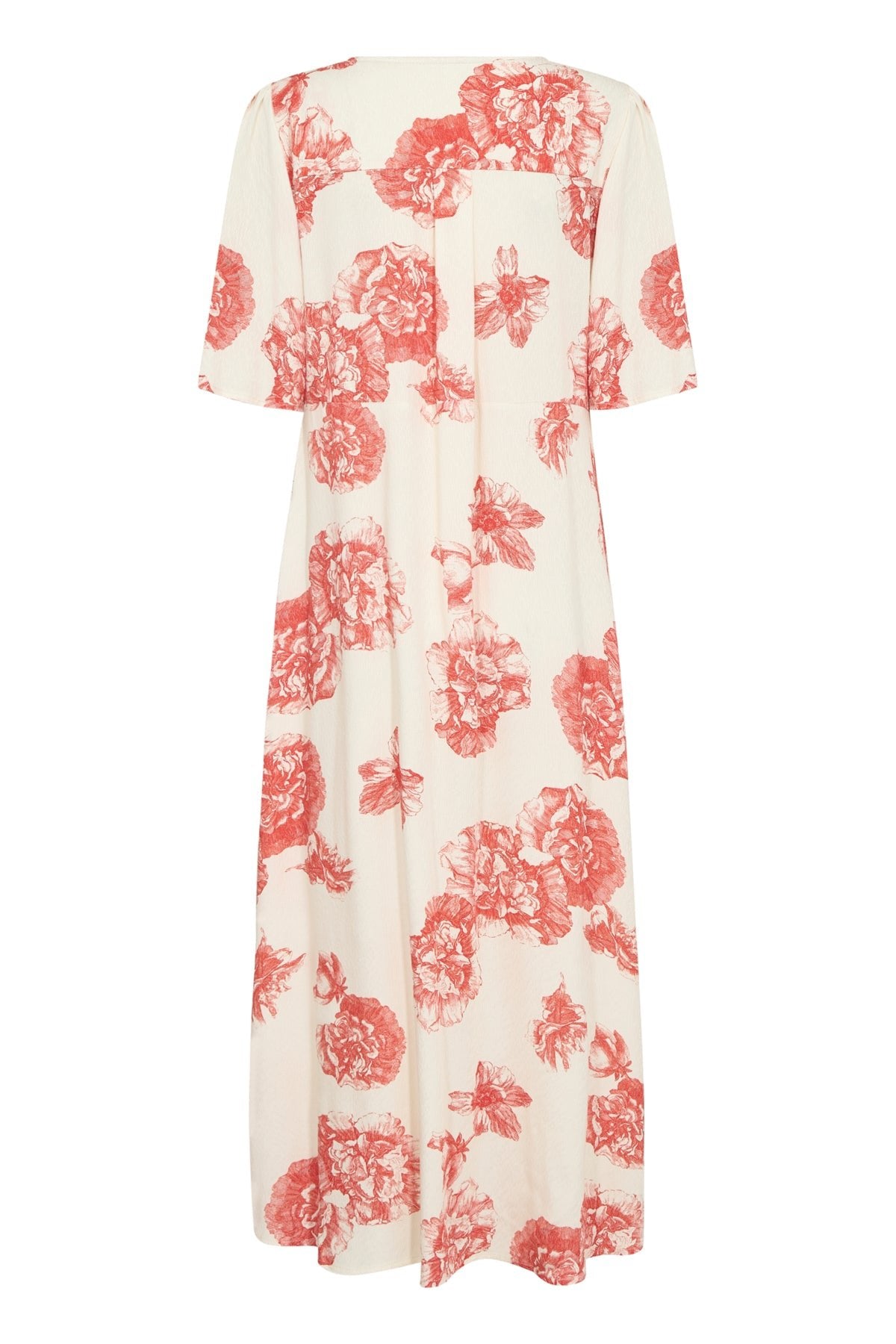 CultureCulture CUalexa Long DressClothingOff White/Red Floral - Blue Water Clothing