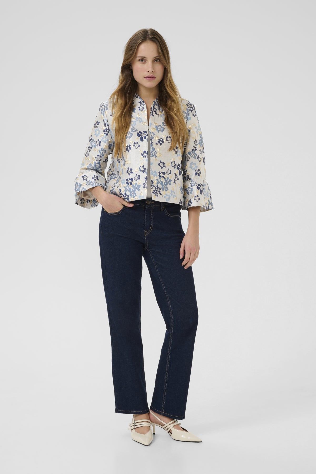 CultureCulture CUalfride Casual JacketClothingDress Blues - Blue Water Clothing