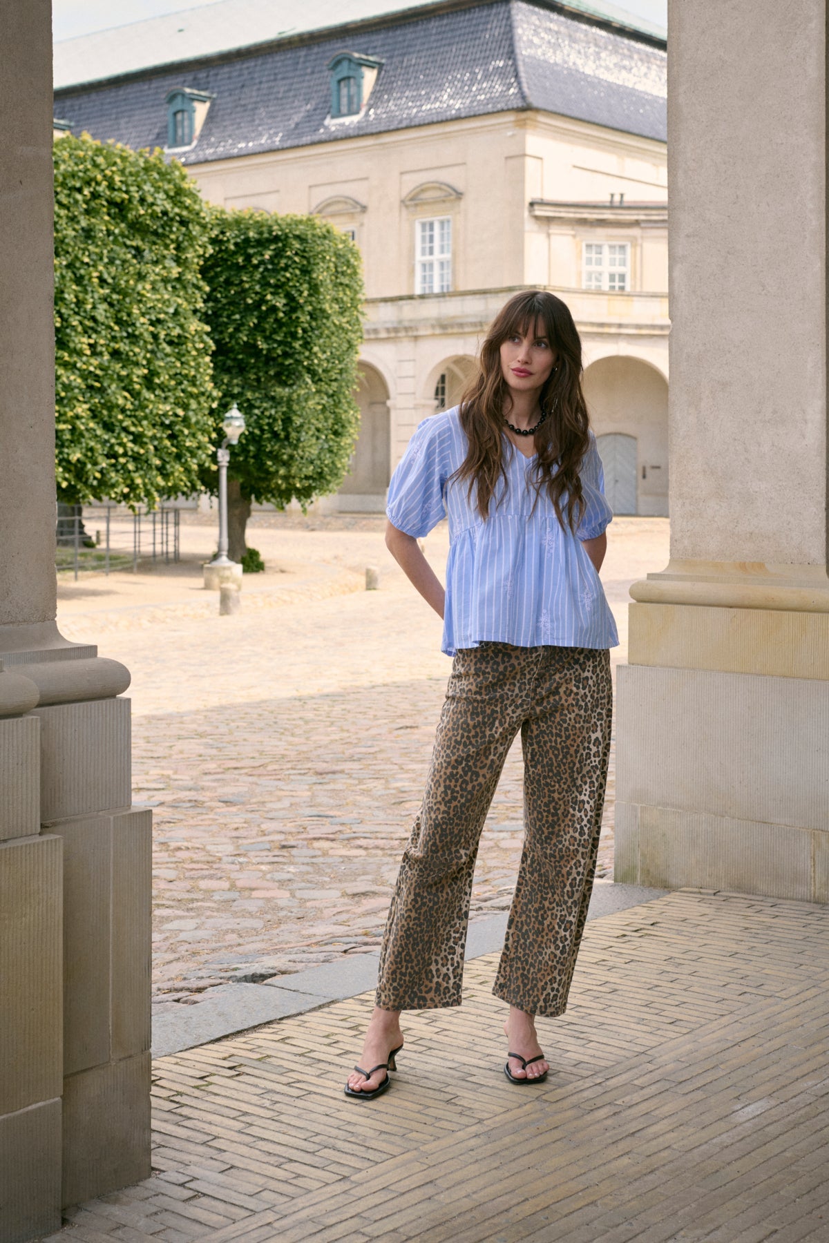 CultureCulture CUaliena PantsClothingLeopard - Blue Water Clothing