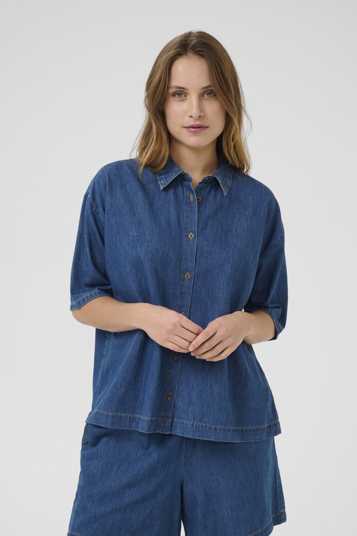 Culture CUberteline Arpa Shirt - Blue Water Clothing